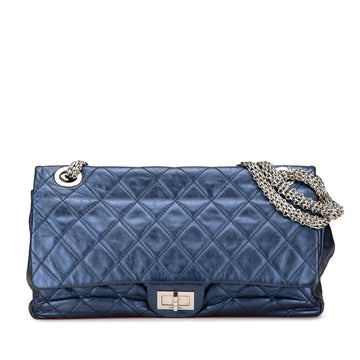 Chanel Reissue 2.55 Aged Metallic Calfskin Flap 226 (SHG-UERrb6)