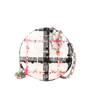 Pearl Street Bags Chanel Round As Earth Tweed Crossbody Bag (SHG-zRZeTN)