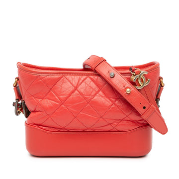 Chanel Small Aged CalBNkin Gabrielle Crossbody (SHG-2DHNl4)