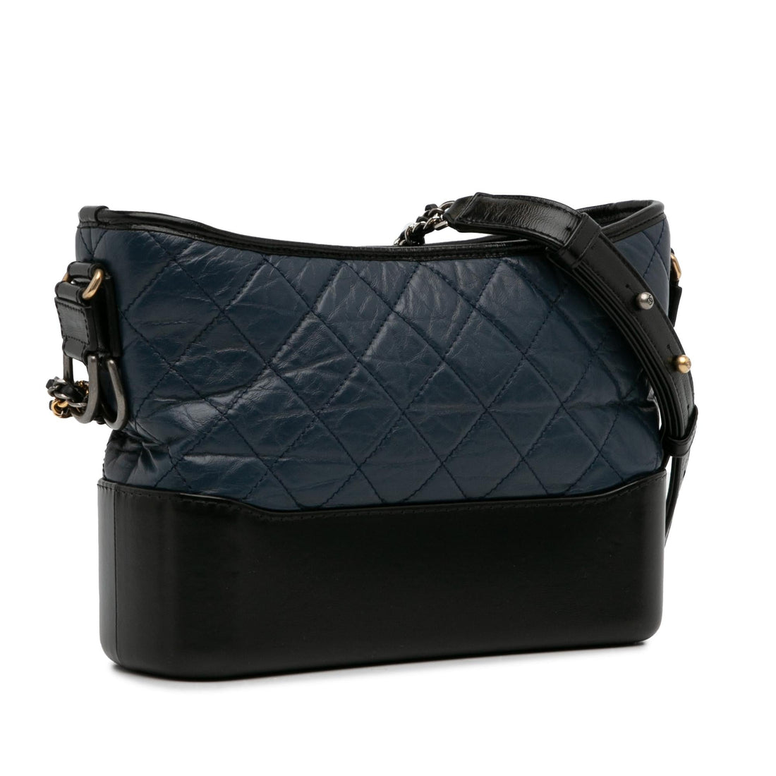 Chanel Small Bicolor Aged CalBNkin Gabrielle Crossbody (SHG-pV2C0E)