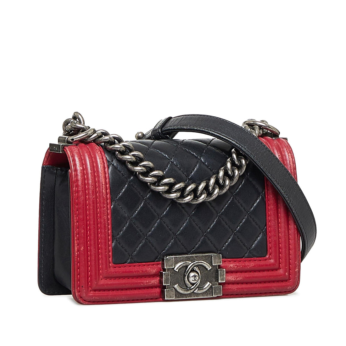 Top Quality Chanel Small Bicolor Boy (SHG-Lo3vLn)