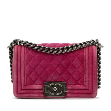 Pearl Street Bags Chanel Small Boy Velvet Flap Bag (SHG-p1JjYJ)