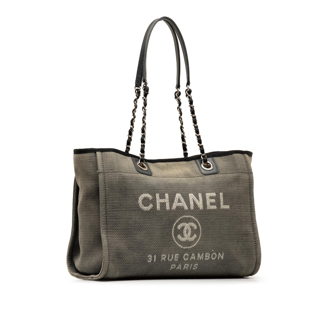 Pearl Street Bags Chanel Small Canvas Deauville Tote (SHG-mmN7Cl)