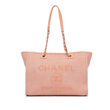 Pearl Street Bags Chanel Small Canvas Deauville Tote (SHG-YEq40T)