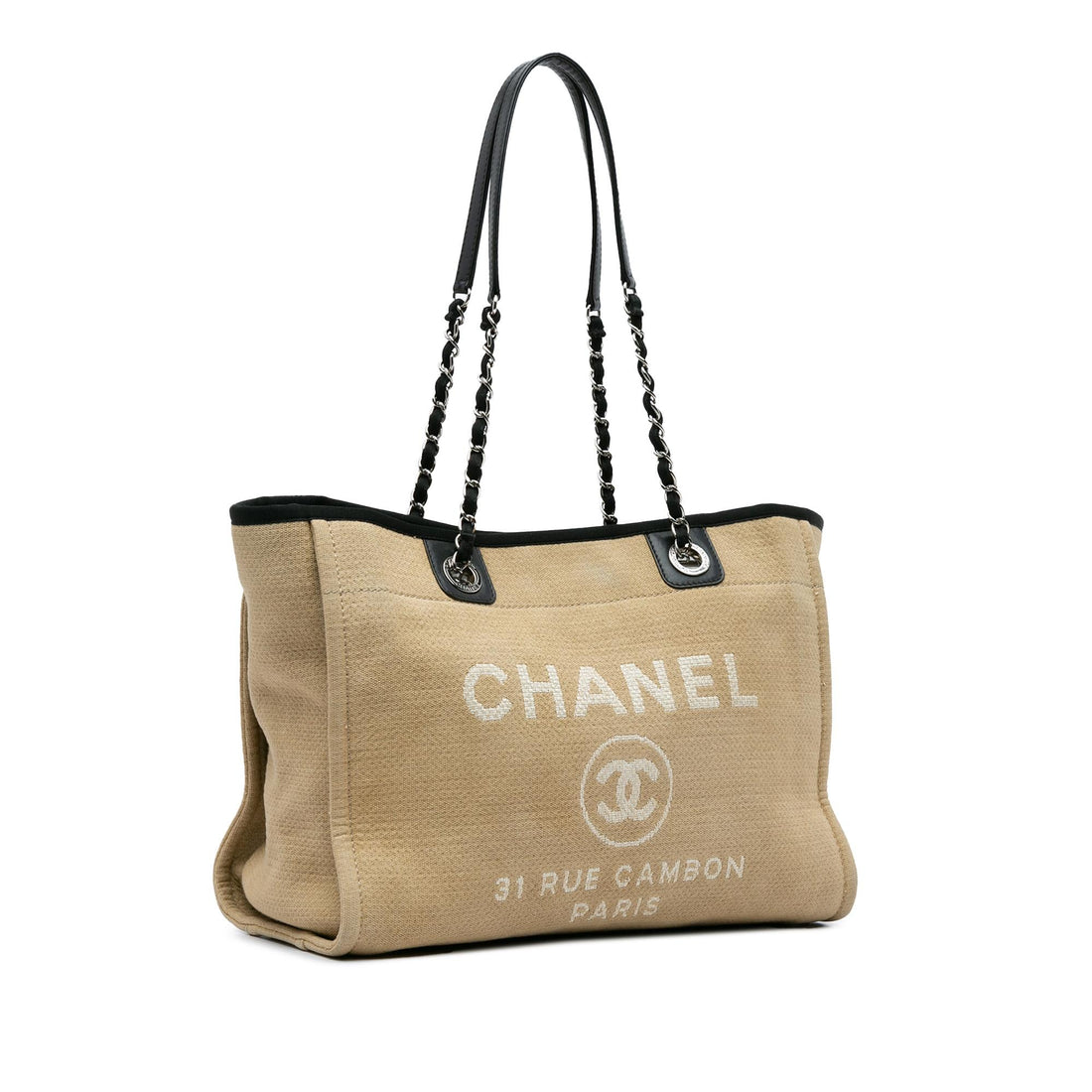 Top Quality Chanel Small Canvas Deauville Tote (SHG-tFsBMz)