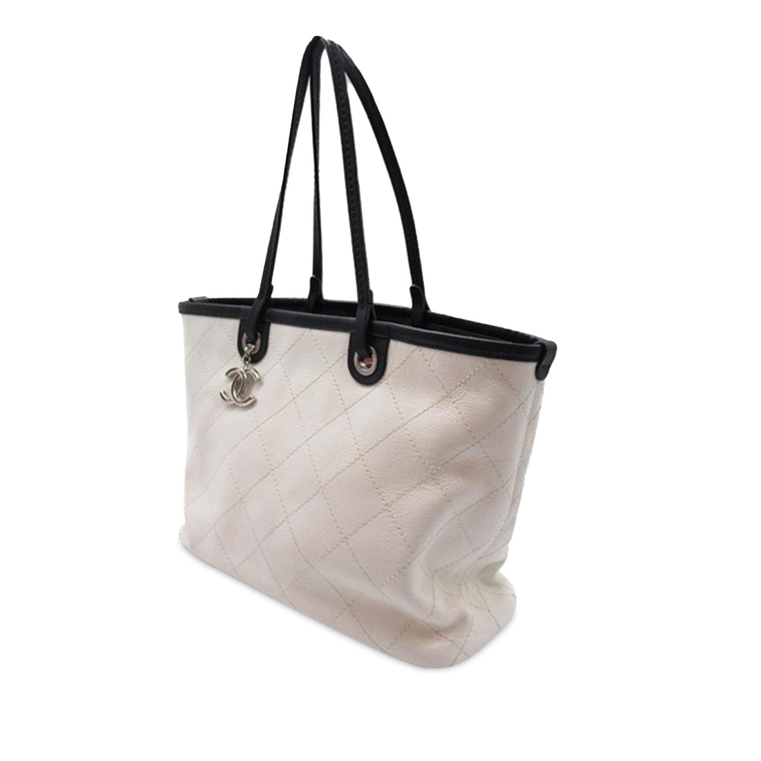 Chanel Small Caviar Shopping Fever Tote (SHG-ZejzPd)