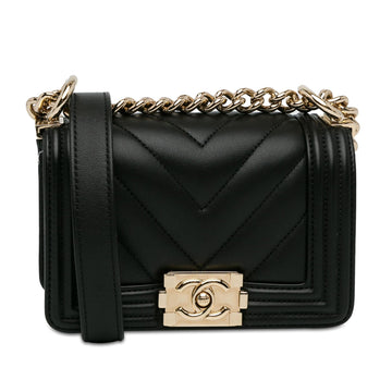 Pearl Street Bags Chanel Small Chevron Boy Flap (SHG-PGXrMi)