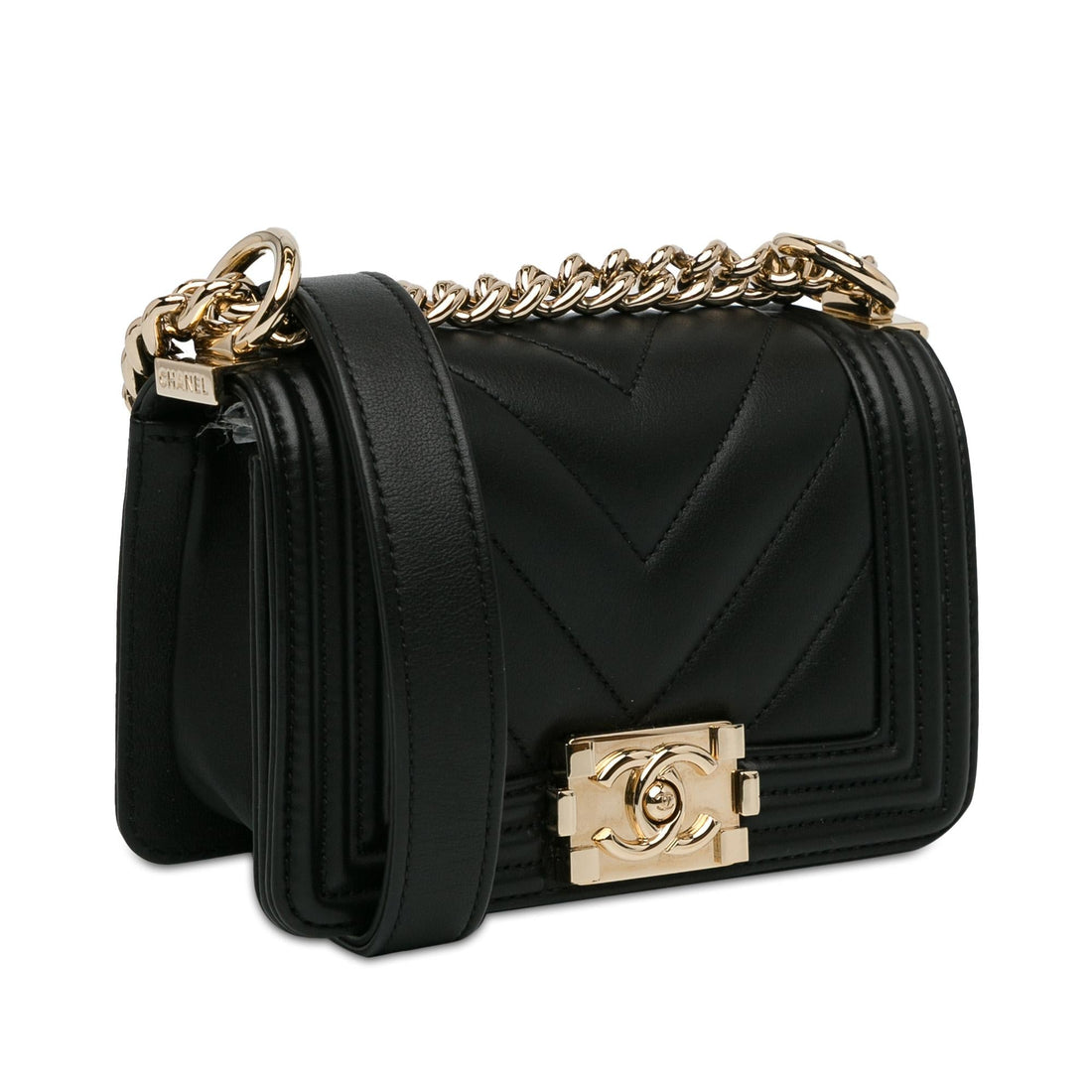 Pearl Street Bags Chanel Small Chevron Boy Flap (SHG-PGXrMi)