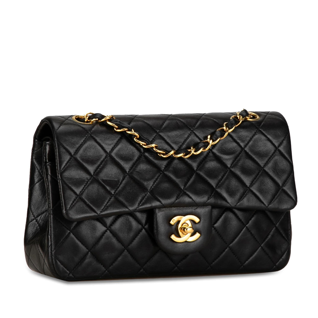 Pearl Street Bags Chanel Small Classic Lambskin Double Flap (SHG-HJFEAA)