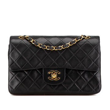 Chanel Small Classic Lambskin Double Flap (SHG-3kJqlg)