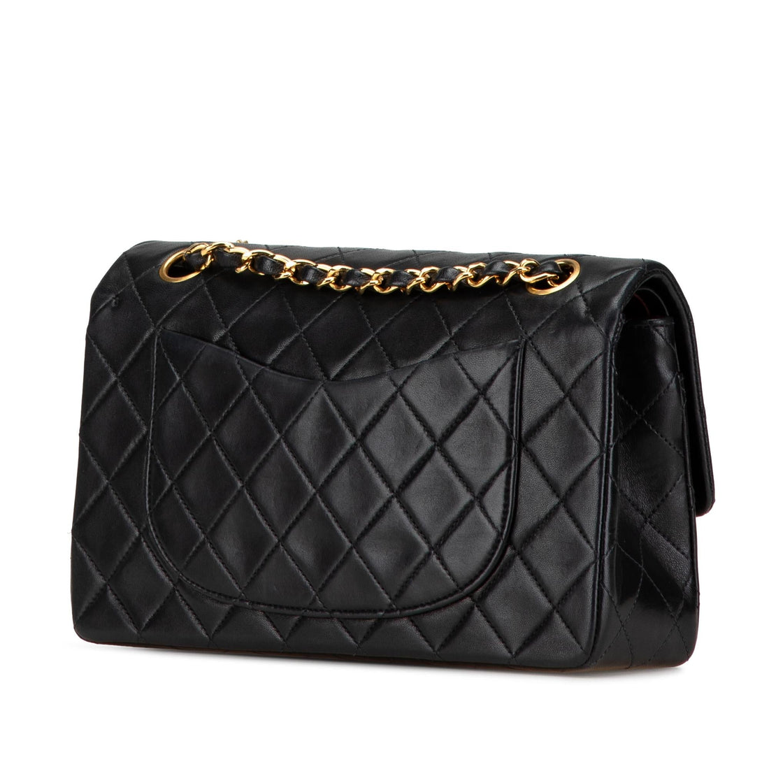 Chanel Small Classic Lambskin Double Flap (SHG-mq1igU)