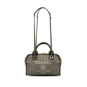 Pearl Street Bags Chanel Small Deauville Bowling Satchel (SHG-14IzyR)