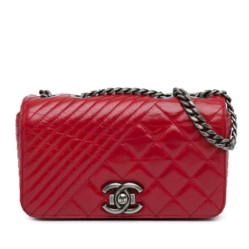 Chanel Small Glazed CalBNkin Coco Boy Flap (SHG-1nxK54)