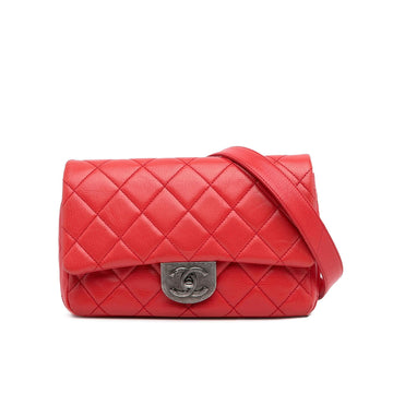 Top Quality Chanel Small Goatskin Double Carry Waist Chain Flap (SHG-U5WSIb)