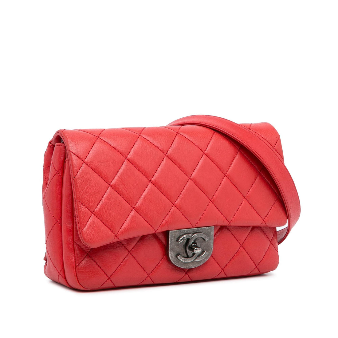 Top Quality Chanel Small Goatskin Double Carry Waist Chain Flap (SHG-U5WSIb)