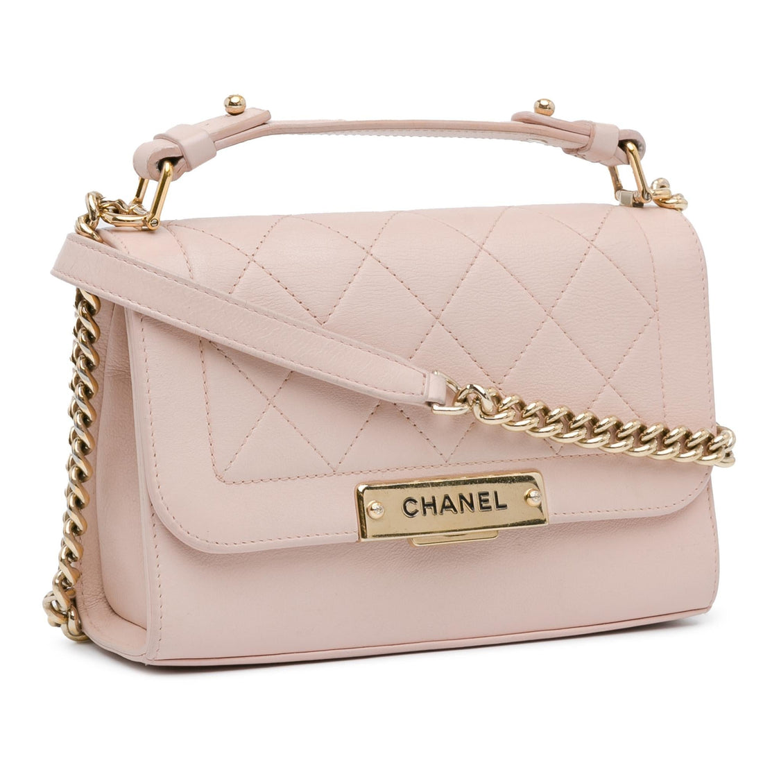 Top Quality Chanel Small Label Click Flap (SHG-QnR6V5)