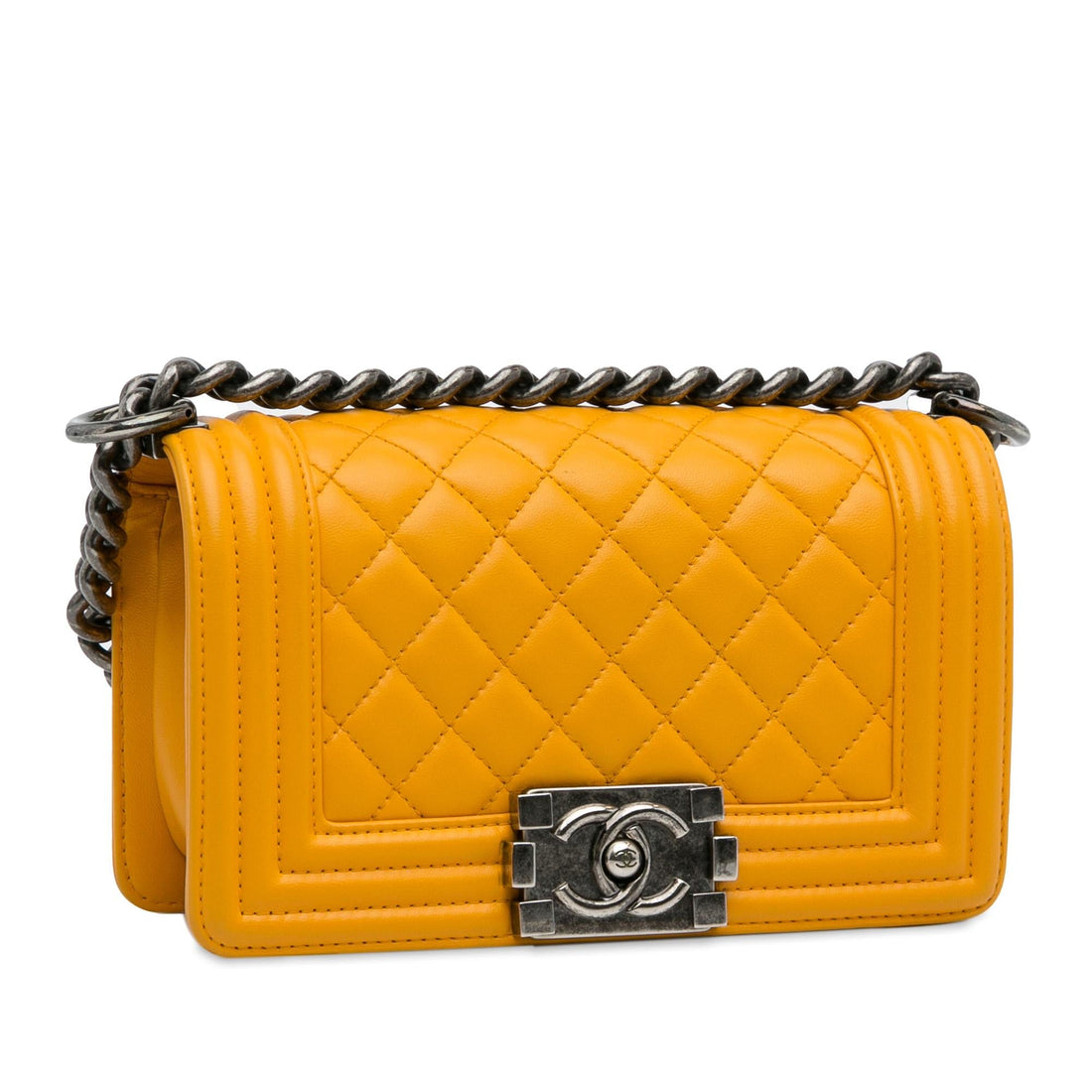 Pearl Street Bags Chanel Small Lambskin Boy Flap (SHG-TzClIp)