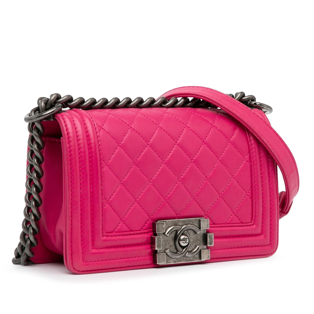 Pearl Street Bags Chanel Small Lambskin Boy Flap (SHG-q4gnrk)