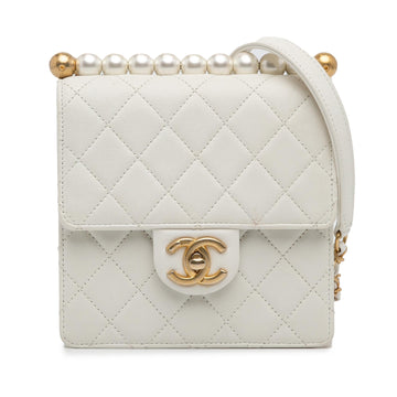 Top Quality Chanel Small Lambskin Chic Pearls Flap (SHG-YnWZht)