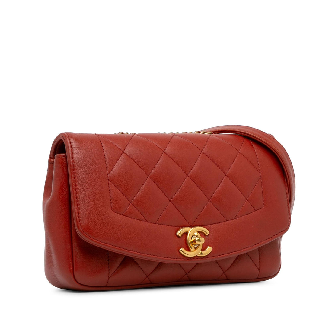 Pearl Street Bags Chanel Small Lambskin Diana Flap (SHG-WdK1ak)
