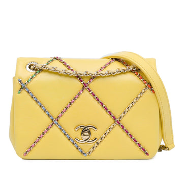 Top Quality Chanel Small Lambskin Entwined Chain Flap (SHG-17rKtH)