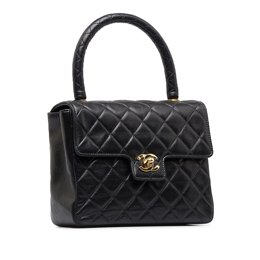 Top Quality Chanel Small Lambskin Kelly Top Handle Bag (SHG-NiwzVw)