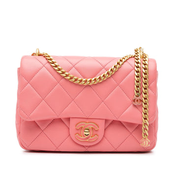 Chanel Small Lambskin Pending CC Flap (SHG-dgP3uh)