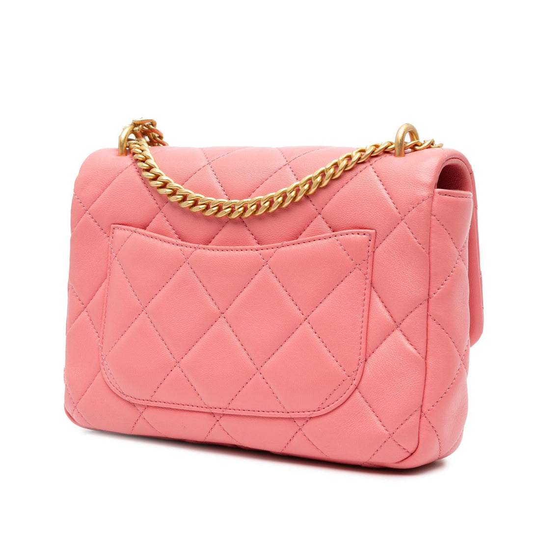 Chanel Small Lambskin Pending CC Flap (SHG-dgP3uh)