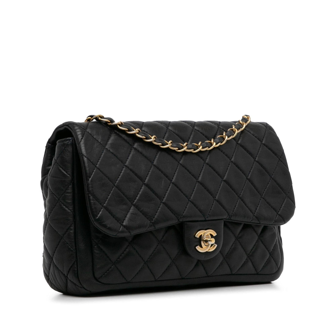 Pearl Street Bags Chanel Small Lambskin Single Flap (SHG-HELS4Y)