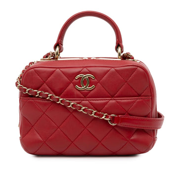 Top Quality Chanel Small Lambskin Trendy CC Bowling (SHG-lOYrMx)