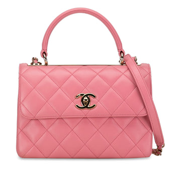 Pearl Street Bags Chanel Small Lambskin Trendy CC Flap (SHG-BwbnZL)