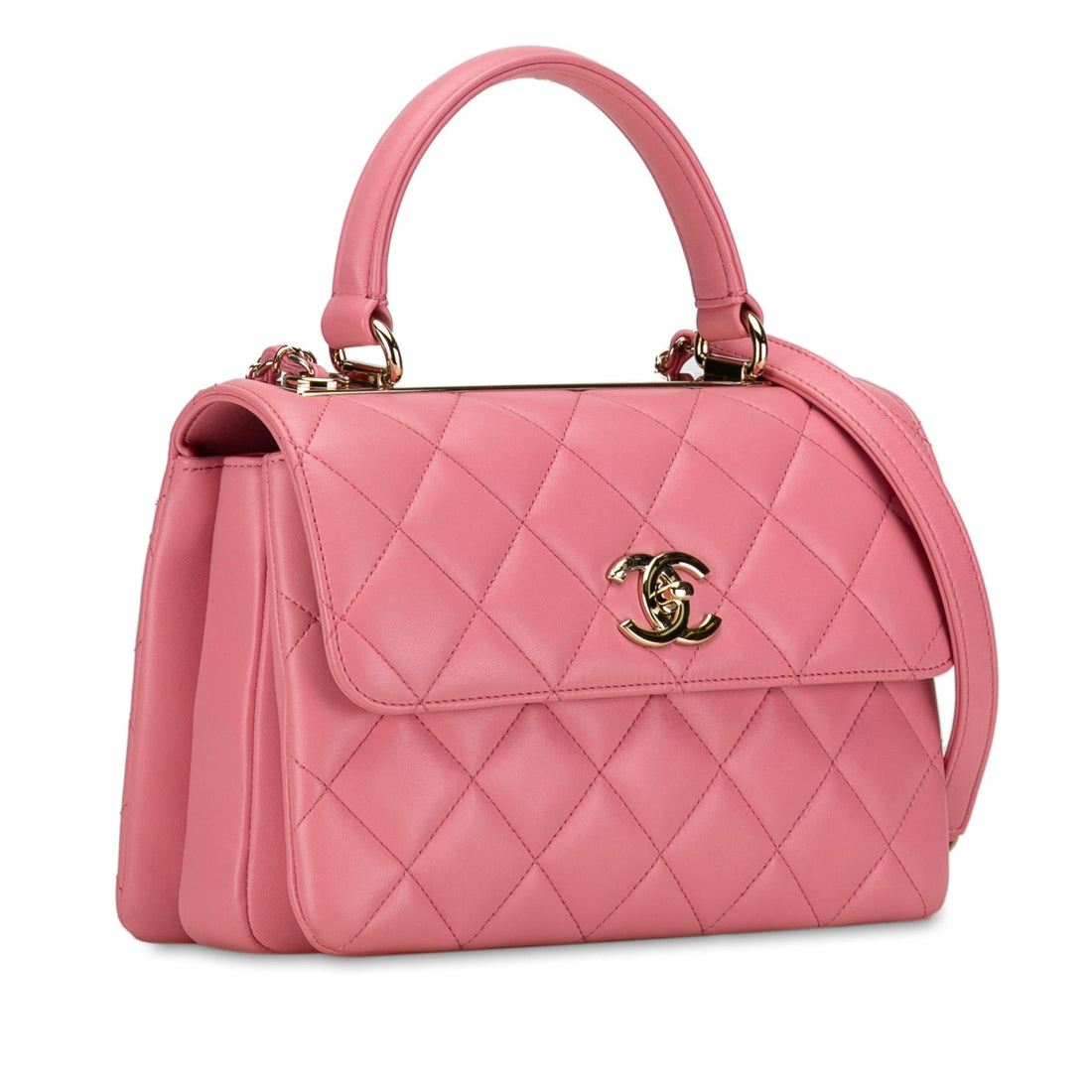 Pearl Street Bags Chanel Small Lambskin Trendy CC Flap (SHG-BwbnZL)