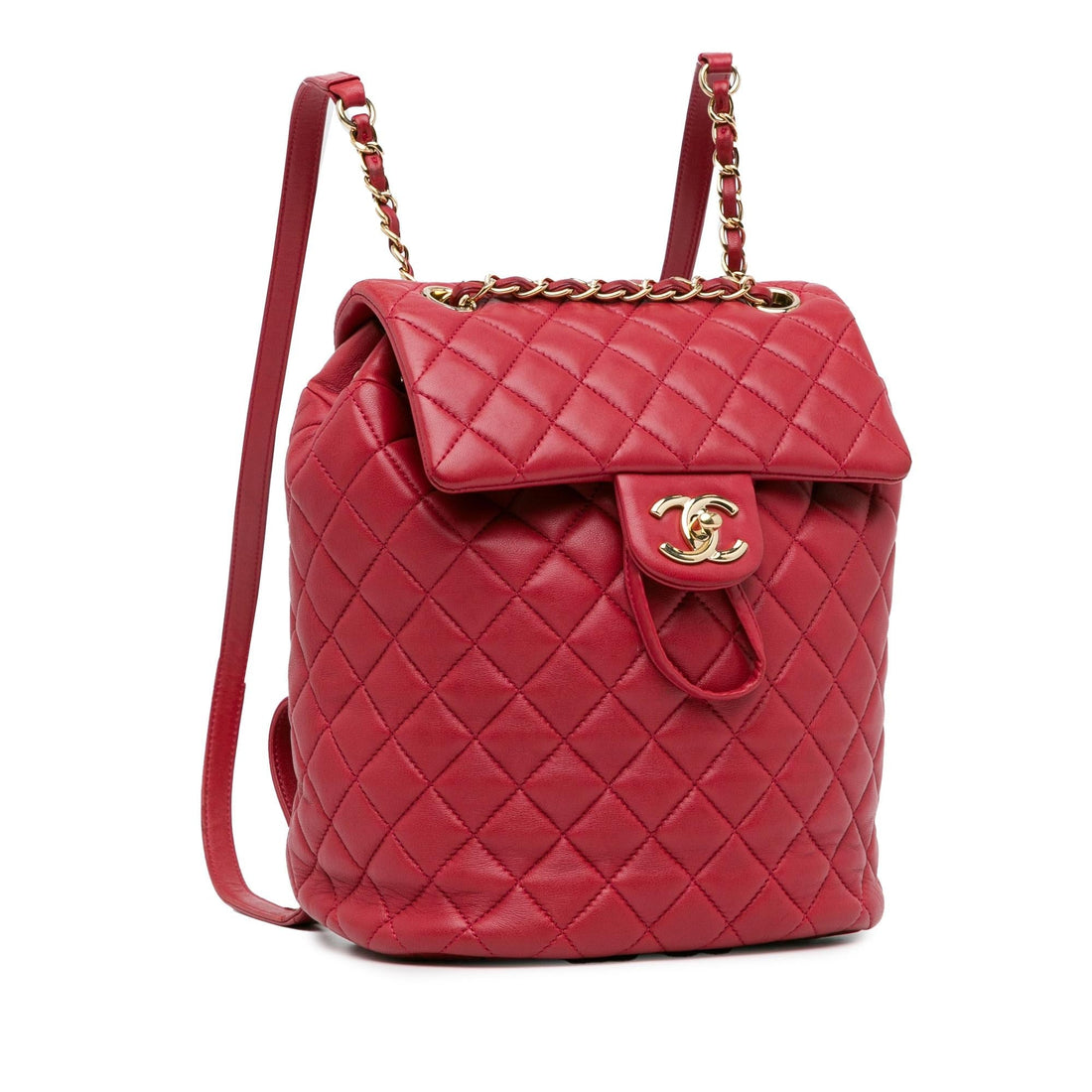 Pearl Street Bags Chanel Small Lambskin Urban Spirit Backpack (SHG-d2TPoL)