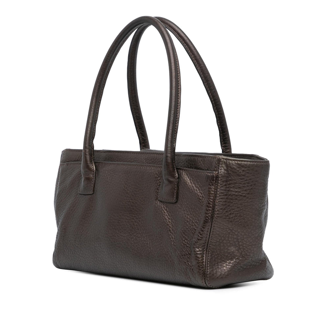 Chanel Small Metallic Calfskin Executive Cerf Tote (SHG-DqfQFt)