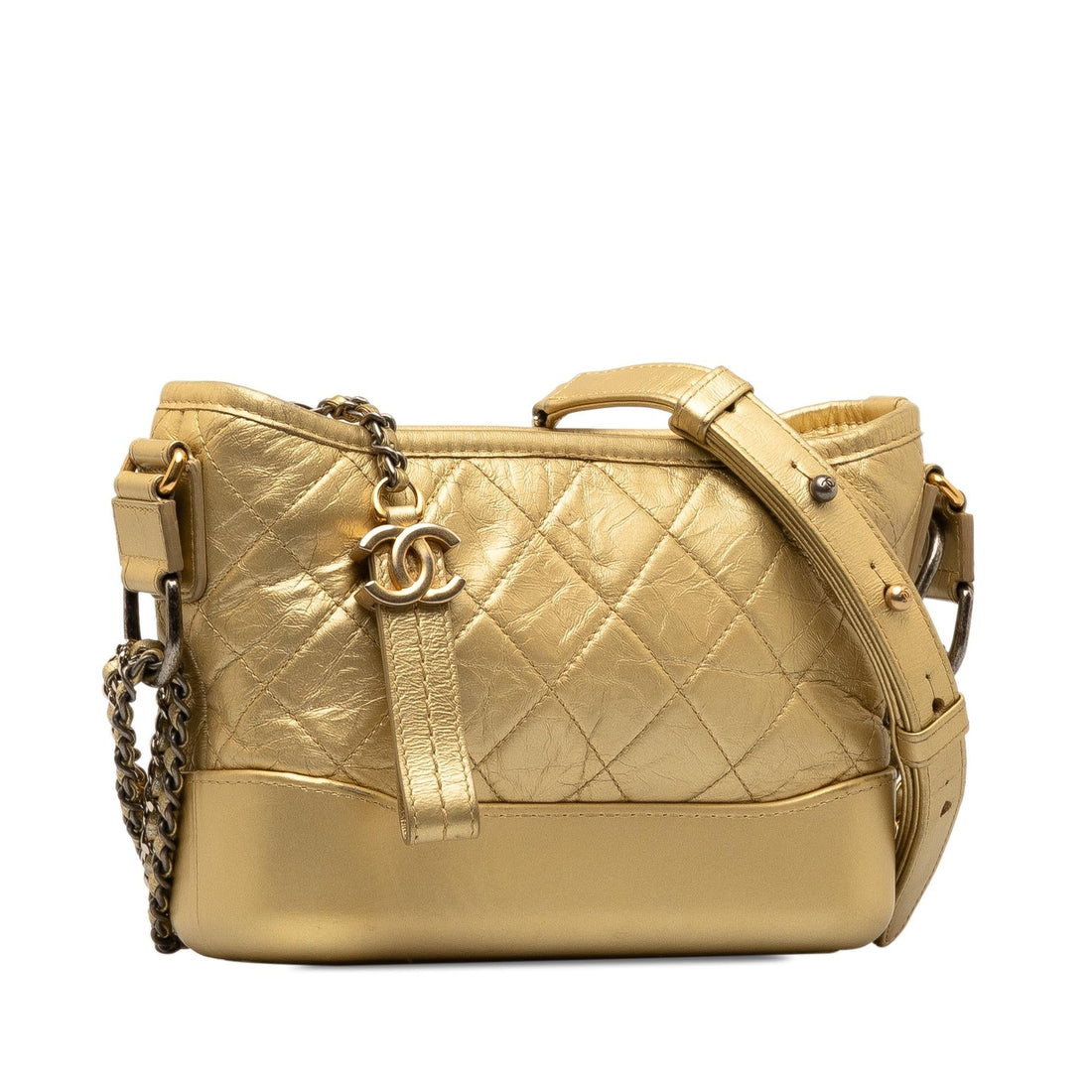 Chanel Small Metallic Lambskin Gabrielle Crossbody (SHG-XYucts)