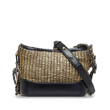Top Quality Chanel Small Painted Knit Gabrielle Crossbody Bag (SHG-o8pm25)