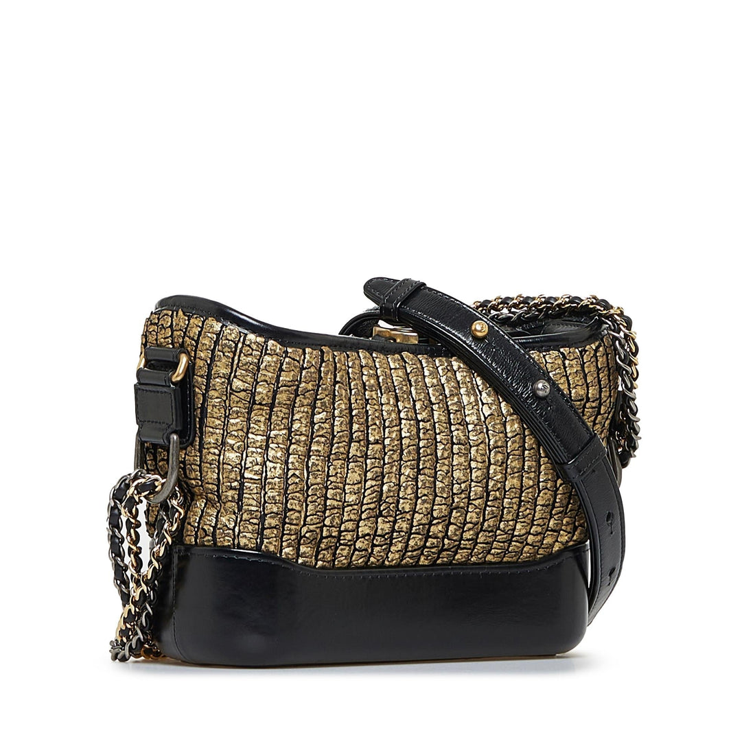 Top Quality Chanel Small Painted Knit Gabrielle Crossbody Bag (SHG-o8pm25)