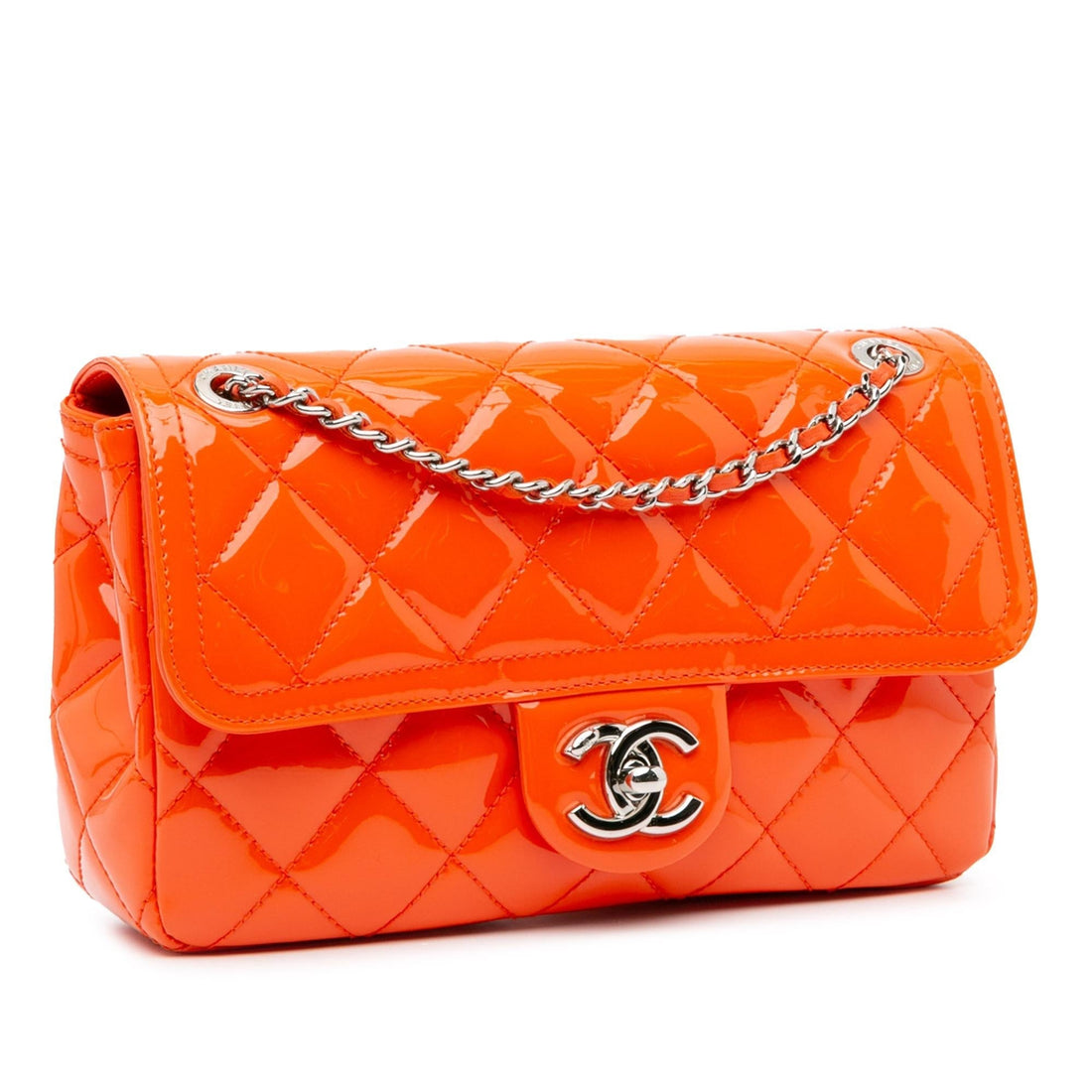 Pearl Street Bags Chanel Small Patent Coco Shine Flap (SHG-uOk6MM)