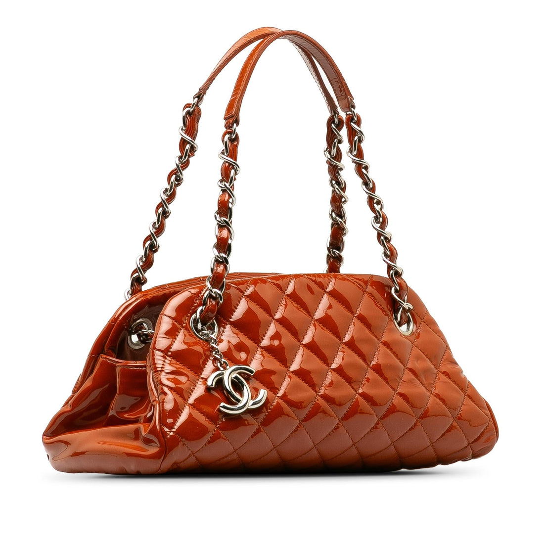 Pearl Street Bags Chanel Small Patent Just Mademoiselle Shoulder Bag (SHG-eDqWnL)