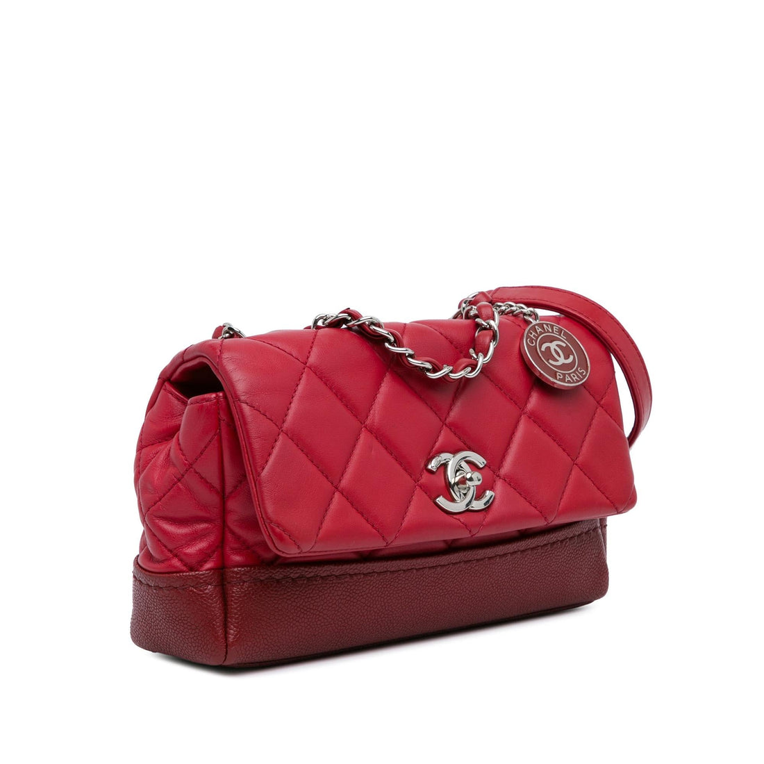 Top Quality Chanel Small Quilted Lambskin and Caviar Bi Coco Flap (SHG-Vfboid)