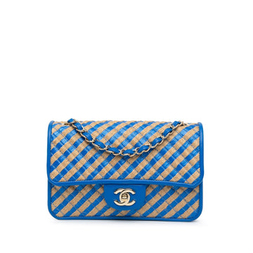 Top Quality Chanel Small Raffia and Jute Urban Jungle Single Flap (SHG-dqkeCK)