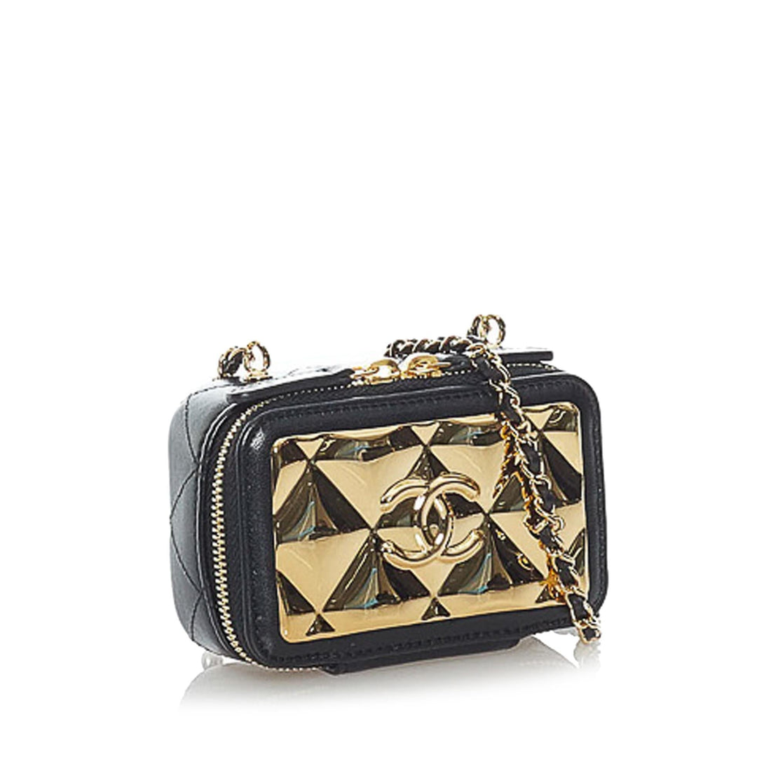 Pearl Street Bags Chanel Square Classic Quilted Lambskin Flap (SHG-DhK2mq)