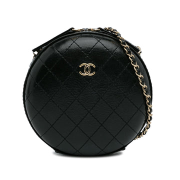 Pearl Street Bags Chanel Stitched Calfskin Round Crossbody (SHG-hbT1d0)