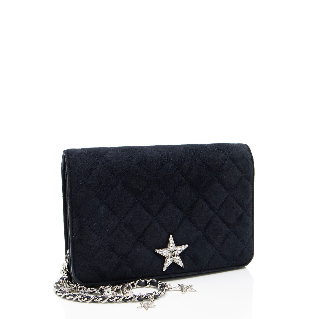 Top Quality Chanel Suede Cocostellar Wallet on Chain (SHF-L5SPDP)