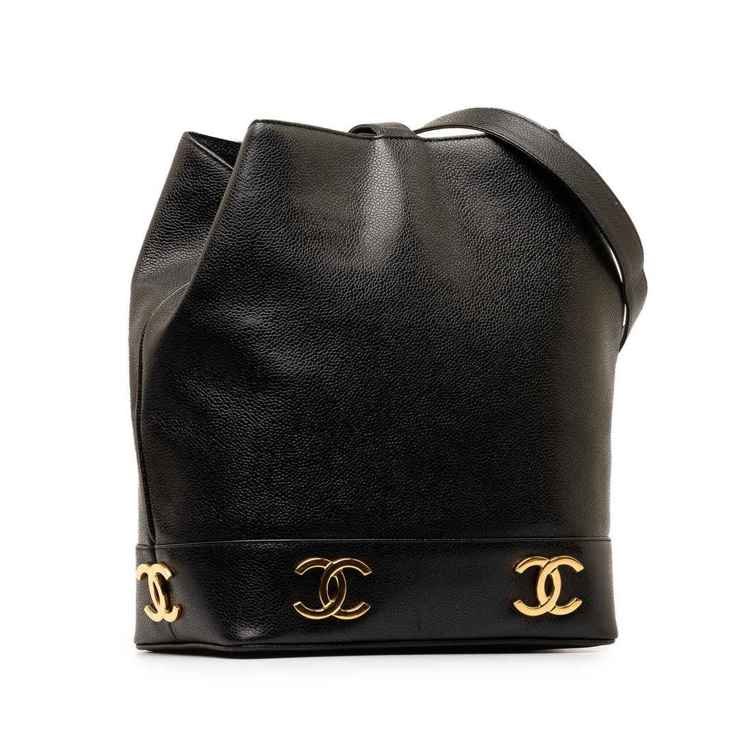 Pearl Street Bags Chanel Triple CC Caviar Bucket (SHG-0EOeEv)