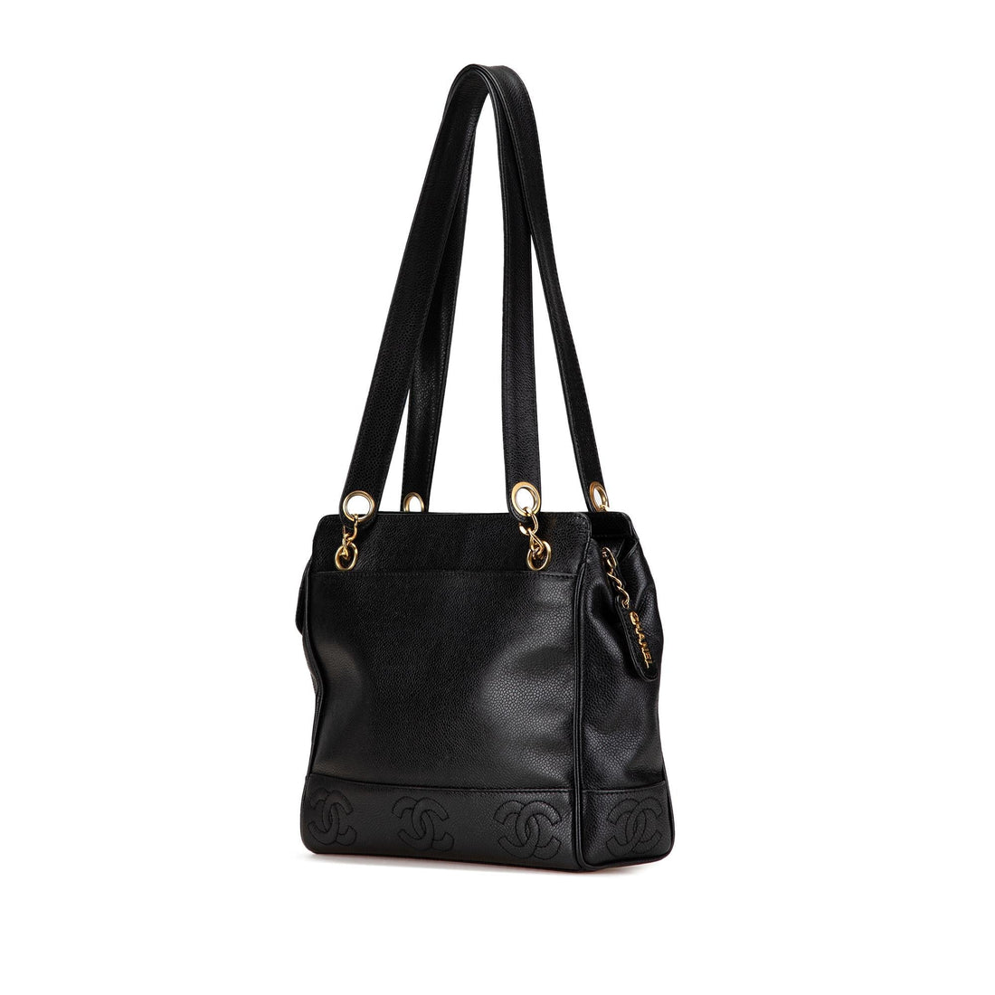 Chanel Triple CC Caviar Shoulder Bag (SHG-fLBKOy)
