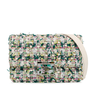 Pearl Street Bags Chanel Tweed Beauty Lock Flap Bag (SHG-wula5s)