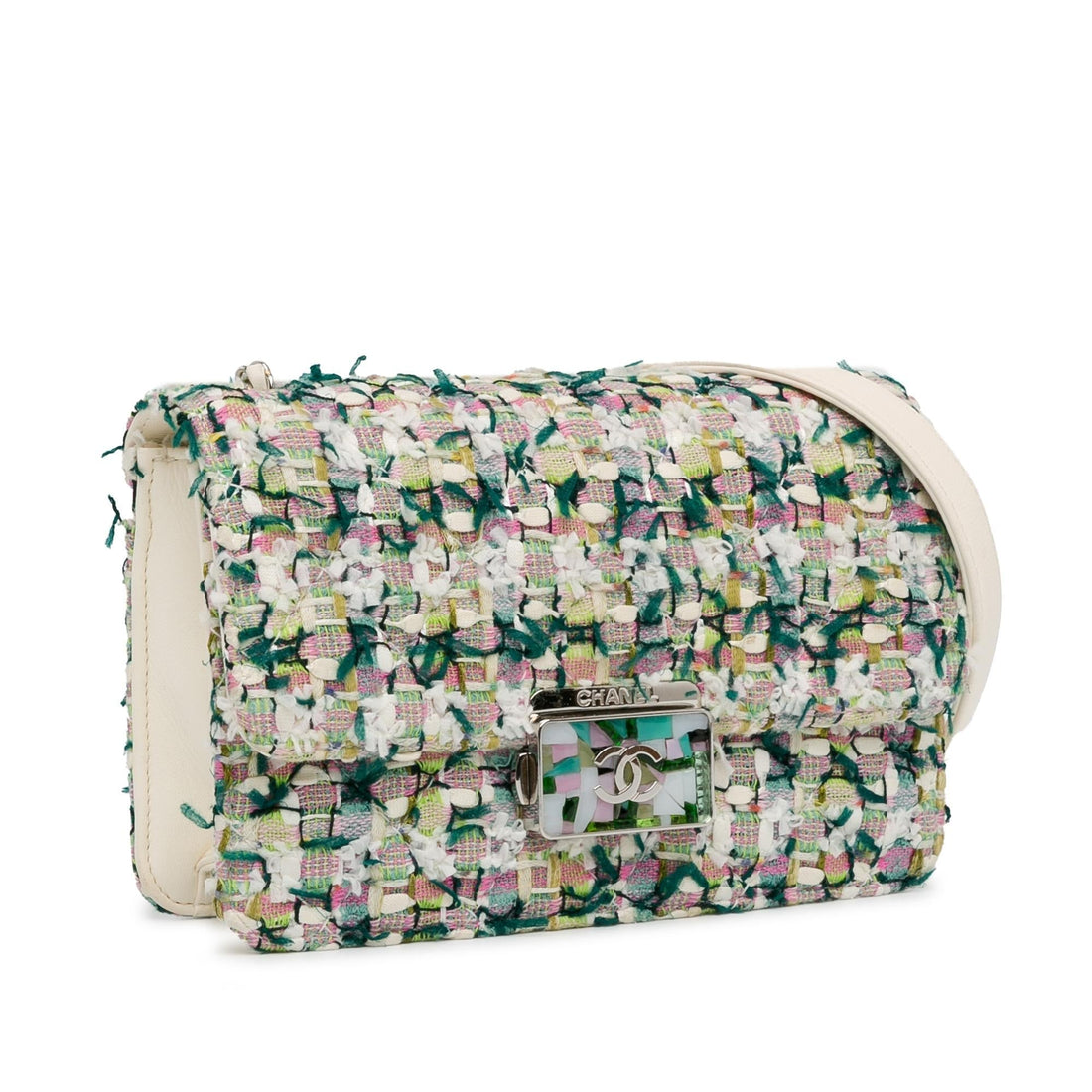 Top Quality Chanel Tweed Beauty Lock Flap Bag (SHG-wula5s)