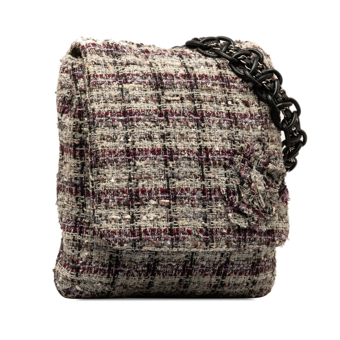 Pearl Street Bags Chanel Tweed Camellia Crossbody (SHG-U2f14G)