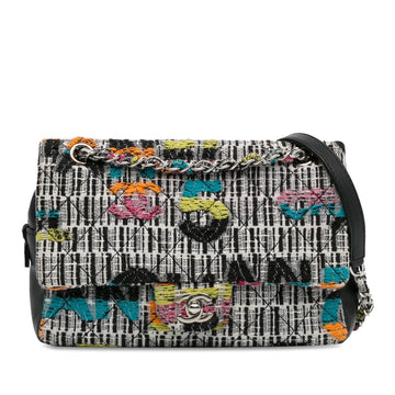 Pearl Street Bags Chanel Tweed Easy Fantasy Flap (SHG-BwnABY)